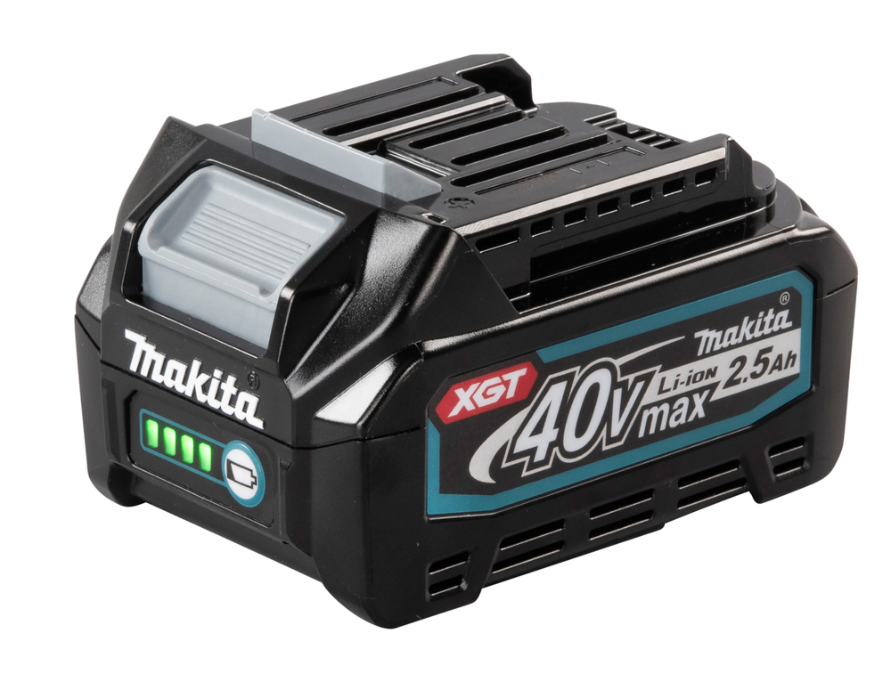 Akku BL4025, 40V XGT, 2,5Ah, kapasteettinäyttö. 90Wh
