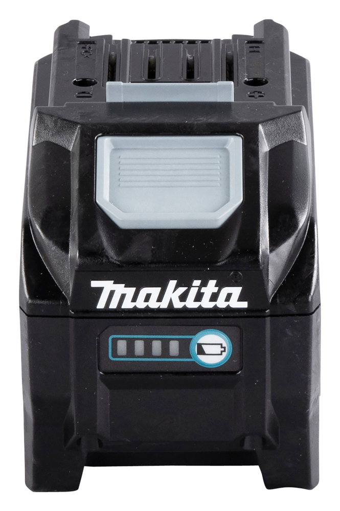 Akku Makita BL4050F, 40V XGT, 5,0Ah, kapasteettinäyttö. 180Wh