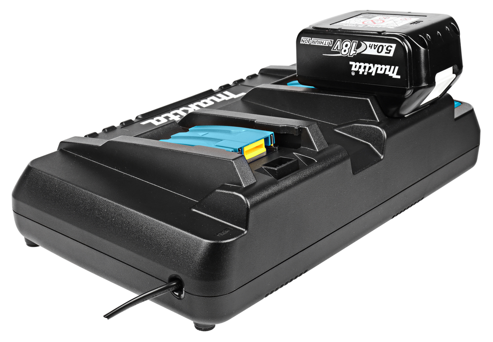 Latauslaite Makita DC18RD, LXT akuille, 2 akkua 15-45 min
