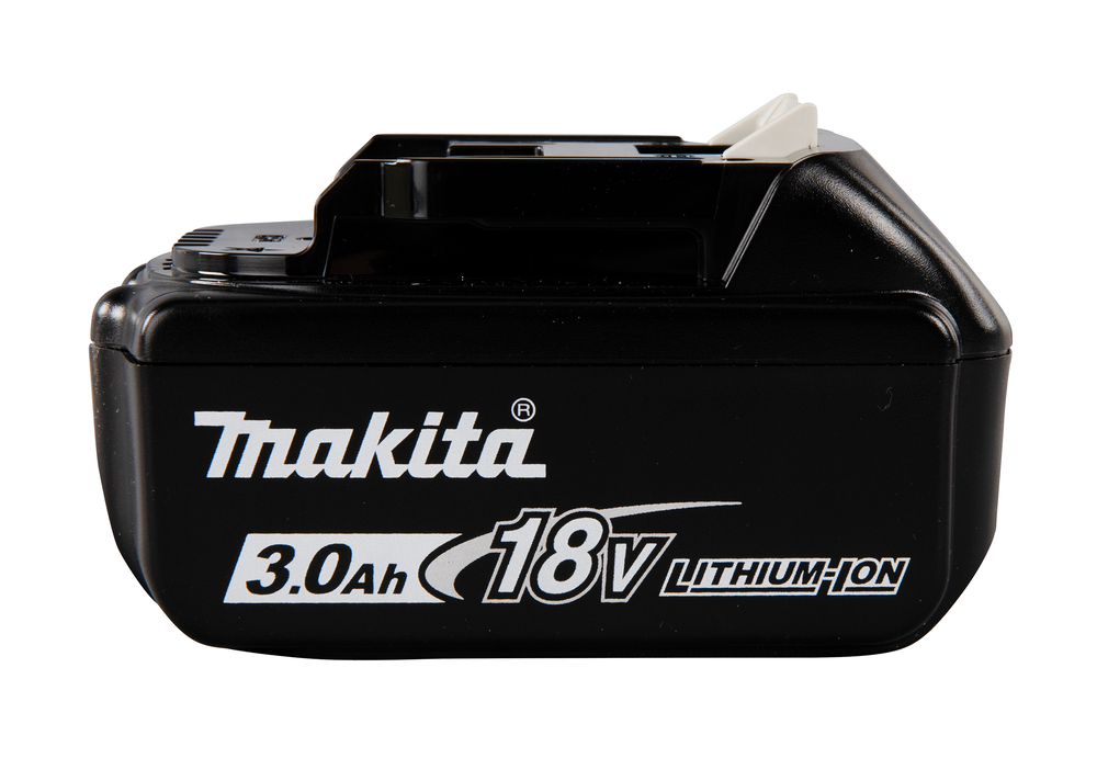 Akku BL1830B, 18V, 3,0 Ah, liukulukitus, kapasiteettinäyttö