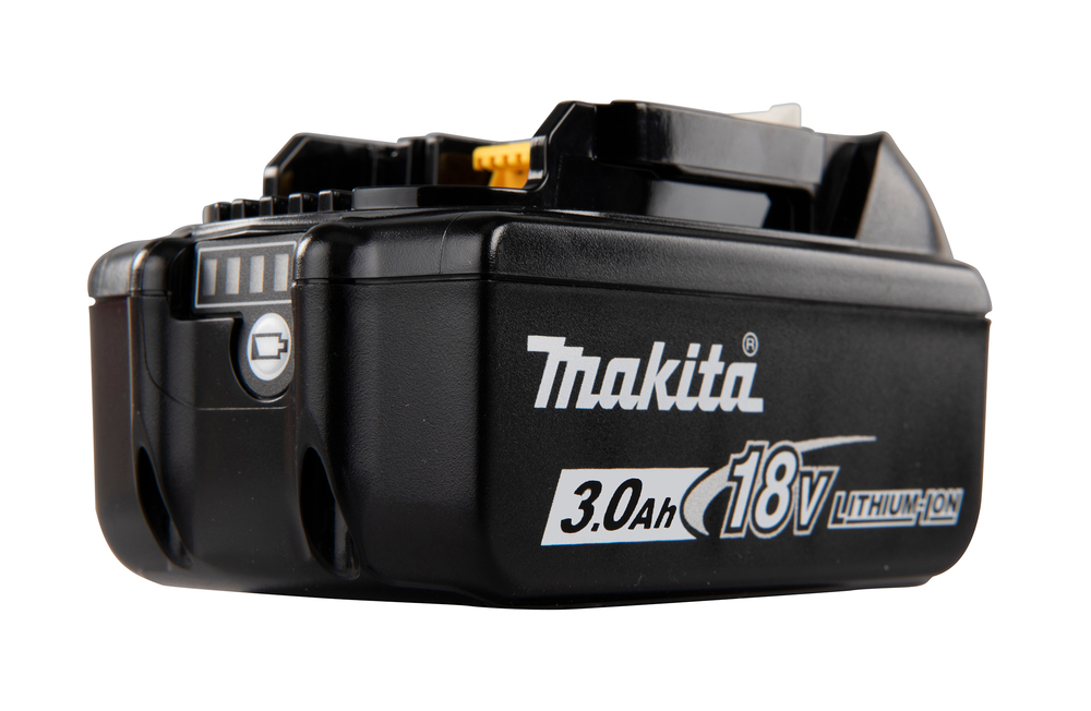 Akku BL1830B, 18V, 3,0 Ah, liukulukitus, kapasiteettinäyttö