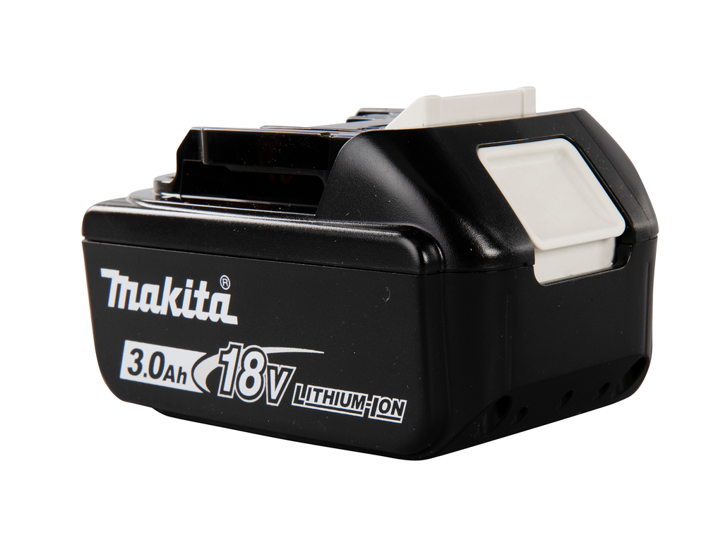 Akku BL1830B, 18V, 3,0 Ah, liukulukitus, kapasiteettinäyttö