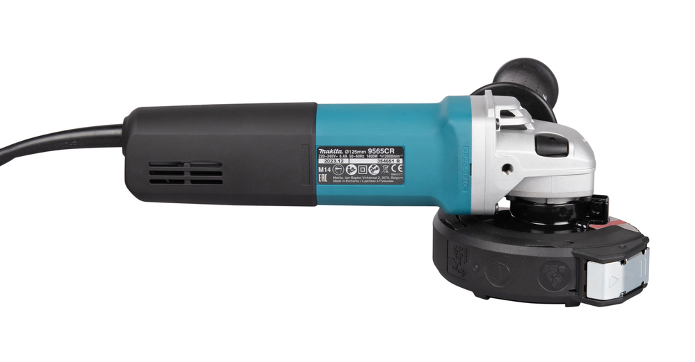 Kulmahiomakone Makita 9565CR 125mm, 1400W, SJS, uudelleenkäynnistymisen esto