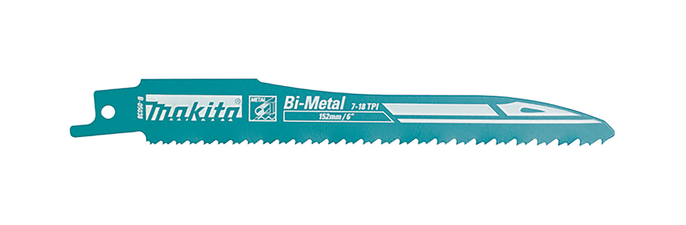 Hacksaw blade Makita B-05038-25 150x0,9mm BiM metal 1-8mm (7-18tpi), 25pcs, (SA123XF)