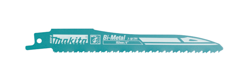 Hacksaw blade Makita B-05038-2 150x0,9mm BiM metal 1-8mm (7-18tpi), 2pcs, (SA123XF)