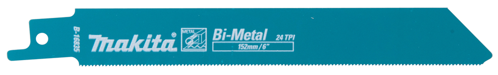 Hacksaw blade Makita B-16835-2 150x0,9mm BiM metal 0,7-3mm, (24tpi), 2pcs, (S922AF)
