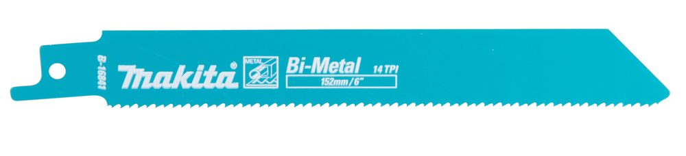 Hacksaw blade Makita B-16841-2 150x0,9mm BiM metal 3-8mm, (14tpi), 2pcs, (S922BF)
