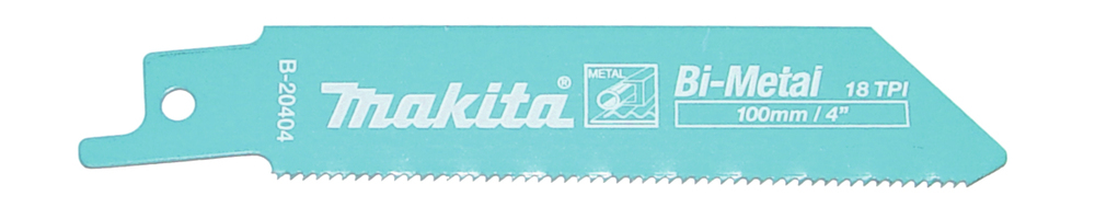 Hacksaw blade Makita B-20404 100x0,9mm BiM metal 1,5-4mm, (18tpi), 5pcs, (S522EF)