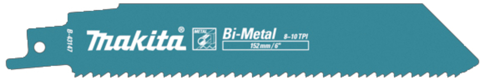Hacksaw blade Makita B-43147 152x1,1mm BiM metal 4-12mm, (8+10pcs), 5pcs, (S926CHF)