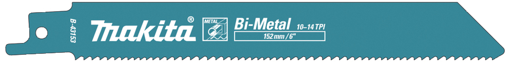 Hacksaw blade Makita B-43153 152x1,25mm BiM metal 2-10mm, (10-14tpi), 5pcs, (S925VF)