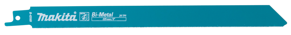 Hacksaw blade Makita B-43169-2 225x0,9mm BiM metal 0,7-3mm, (24tpi), 2pcs, (S1122AF)