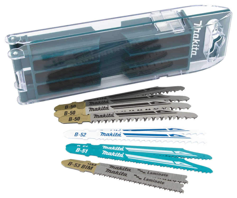 Jigsaw blade set Makita B-44426 10 pcs. Wood, metal and laminate