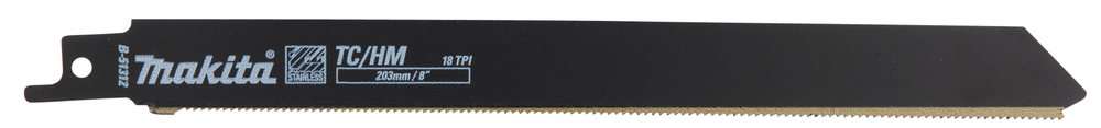Hacksaw blade Makita B-51312 200x1,0mm HM for stainless steel and epoxy (18tpi), 2pcs, (S1022EHM)