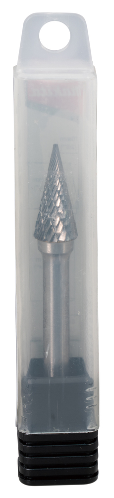 Kovametalliviila B-52847 10x20mm, muoto M, ristihammastus teräkselle ja ruostumattomalle teräkselle, kara 6mm