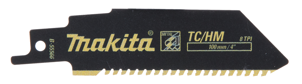 Hacksaw blade Makita B-55566 100x1,25mm HM metal, cast iron, stainless (8tpi), 1pc, (S555CHM)