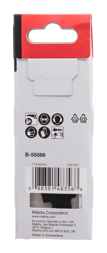 Hacksaw blade Makita B-55566 100x1,25mm HM metal, cast iron, stainless (8tpi), 1pc, (S555CHM)