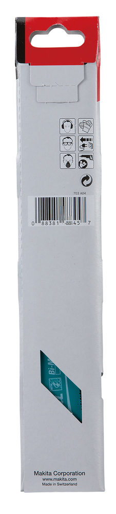 Hacksaw blade Makita B-55821 228x1,1mm, curved BiM metal 3-8mm, (14+18tpi), 5pcs, (S1128BEF)