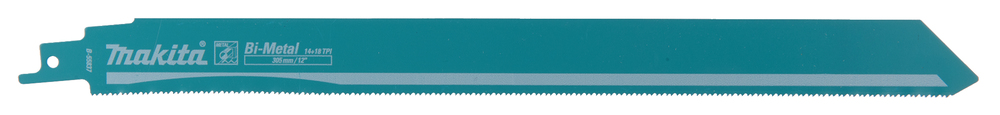 Hacksaw blade Makita B-55837 305x1.1mm, curved BiM metal 3-8mm, (14+18tpi), 5pcs, (S1228BEF)