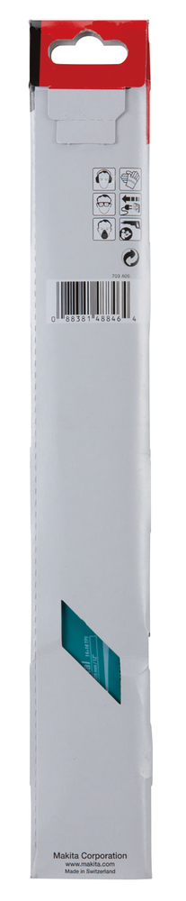 Tigersågsblad Makita B-55837 305x1.1mm, böjd BiM metall 3-8mm, (14+18tpi), 5st, (S1228BEF)