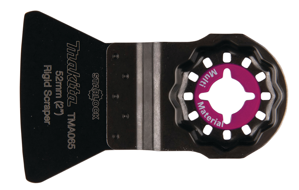 Kaavin Makita B-64989  jäykkä, leveys 52mm, HCS, laastin ja kaakeliliimojen poisto. TMA065, Starlock (ATZ52SC)