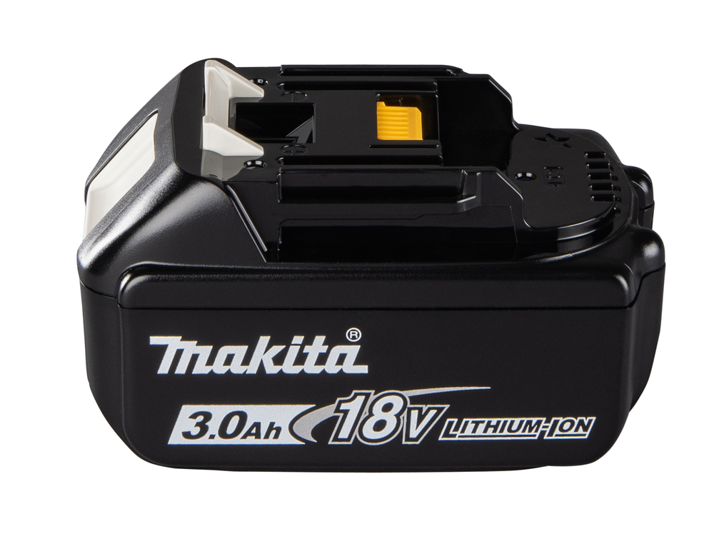 Akku BL1830B, 18V, 3,0 Ah, liukulukitus, kapasiteettinäyttö