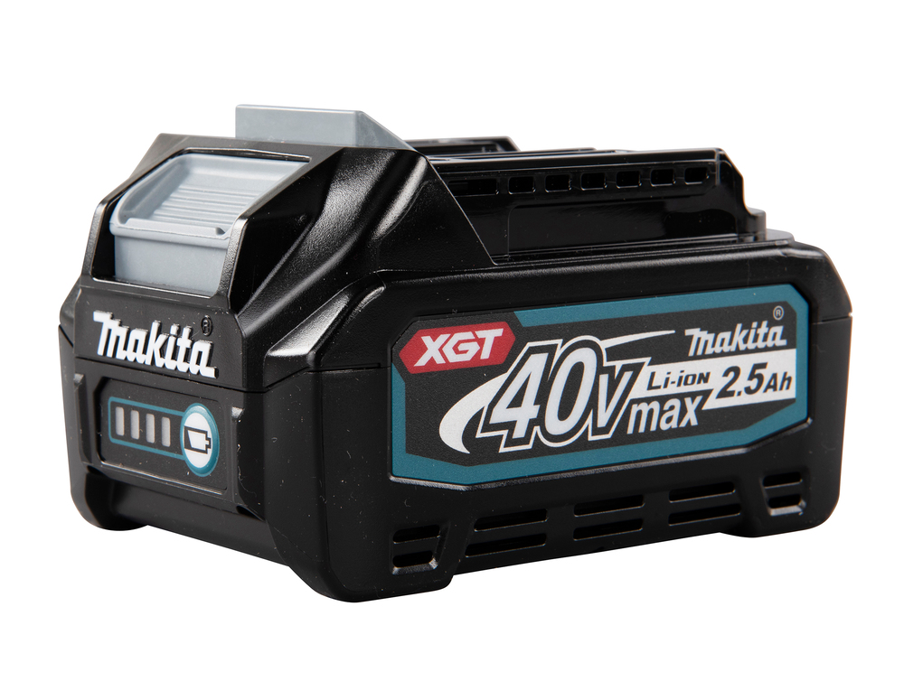 Akku BL4025, 40V XGT, 2,5Ah, kapasteettinäyttö. 90Wh