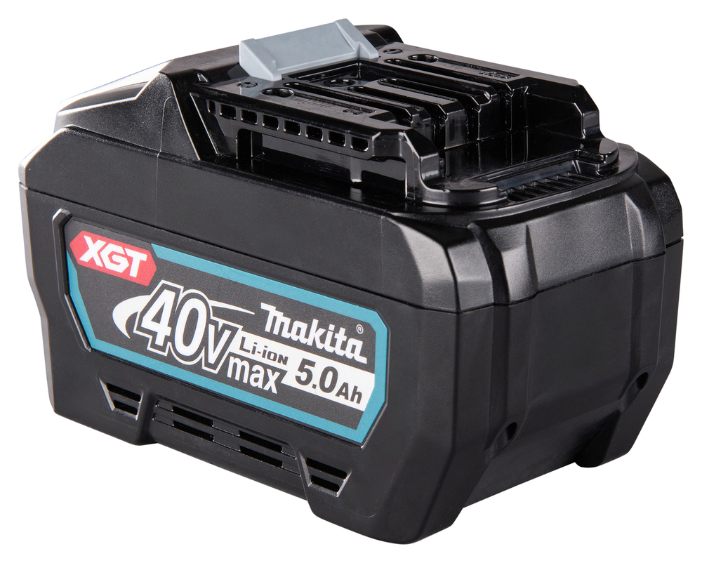 Akku Makita BL4050F, 40V XGT, 5,0Ah, kapasteettinäyttö. 180Wh