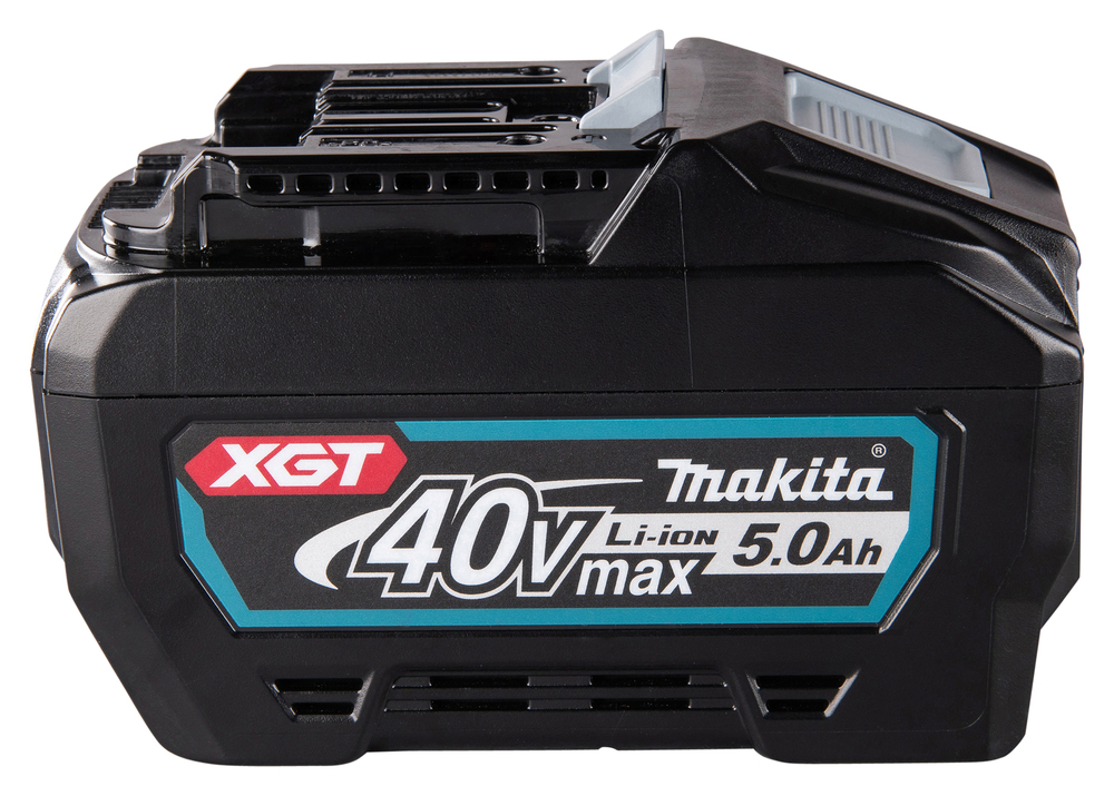 Akku Makita BL4050F, 40V XGT, 5,0Ah, kapasteettinäyttö. 180Wh
