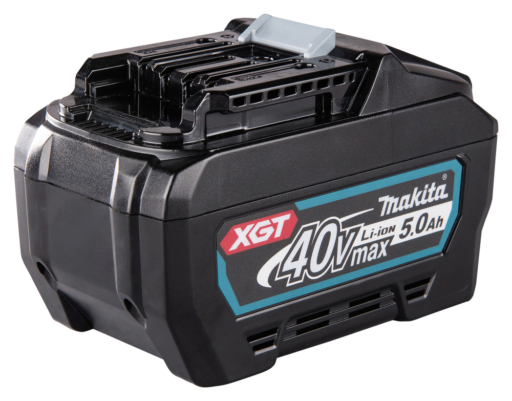 Akku Makita BL4050F, 40V XGT, 5,0Ah, kapasteettinäyttö. 180Wh
