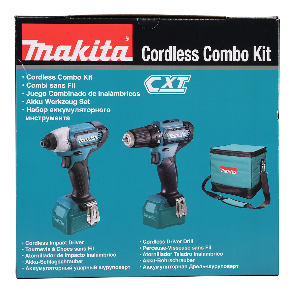 Battery-powered power tool set Makita CLX224A CXT, TD110D and DF333D, 2x2,0Ah and charger