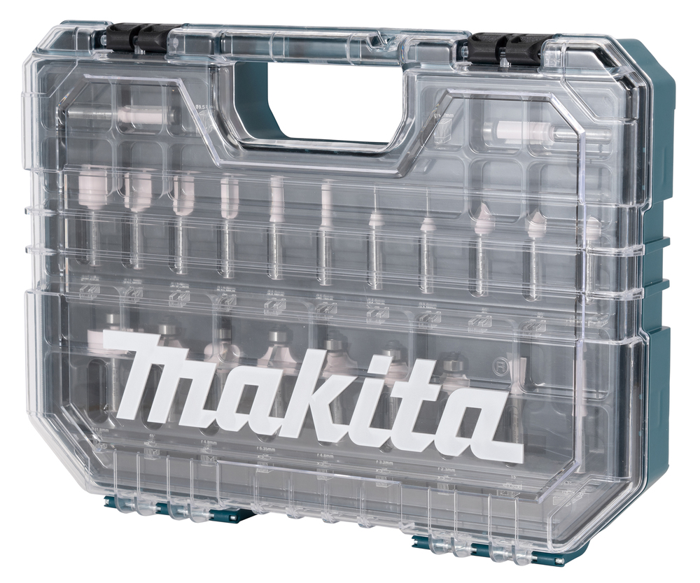 Frässats Makita D-74778 22 delar, spindel 8mm, allmänt ändamål