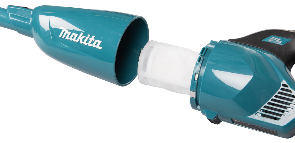 Varsi-imuri Makita DCL283ZWX1 18V, hiiliharjaton, Hepa-suodatin, 17,5kPa, liipasinkytkin. Runkoversio