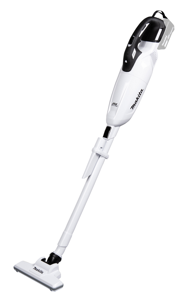 Varsi-imuri Makita DCL283ZWX1 18V, hiiliharjaton, Hepa-suodatin, 17,5kPa, liipasinkytkin. Runkoversio