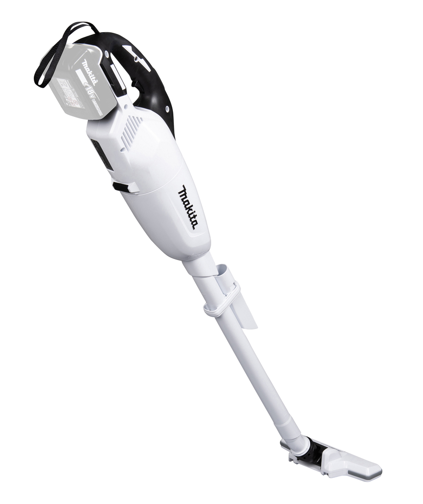 Varsi-imuri Makita DCL283ZWX1 18V, hiiliharjaton, Hepa-suodatin, 17,5kPa, liipasinkytkin. Runkoversio