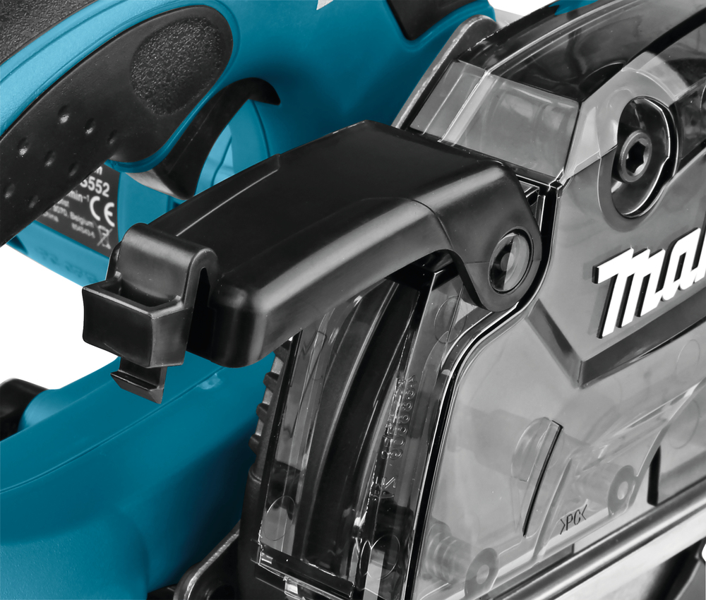 Pyörösaha Makita DCS552Z metalli, 18V, sah. 51mm, 136x20mm Z=30, lastunkeräys. Runkoversio