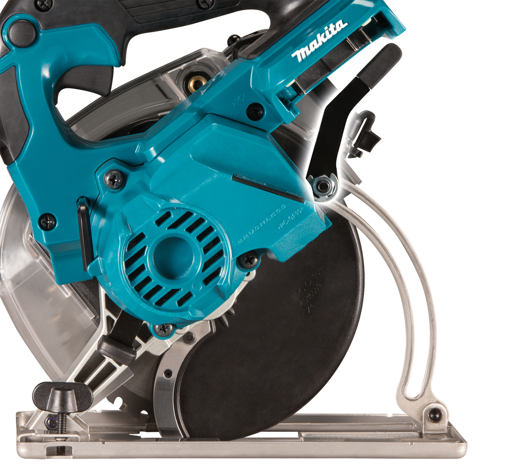 Pyörösaha Makita DCS553Z metalli, 18V, sah. 57,5mm, 150x20mm Z=32, lastunkeräys. Runkoversio