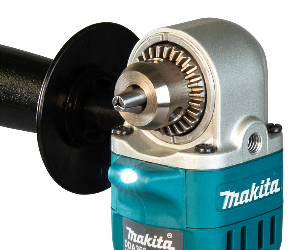 Kulmaporakone Makita DDA350Z 18V, 0-1800 r/min hammaskehäistukka. Runkoversio