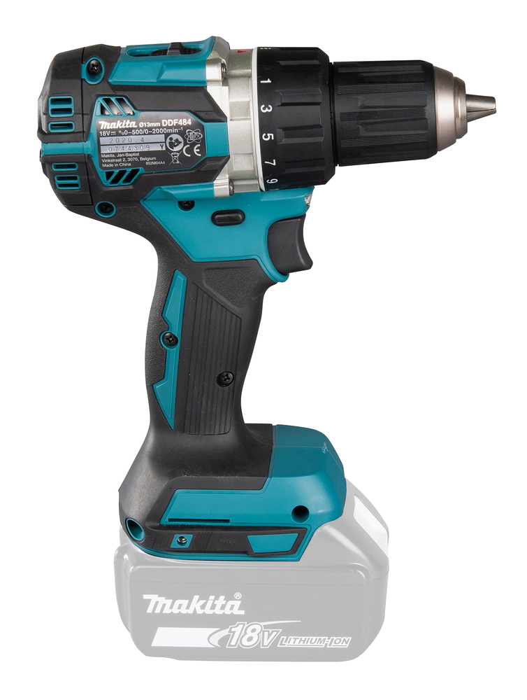 Porakone Makita Makita DDF484Z 18V, hiiliharjaton, 54-30 Nm, 1,8kg. Runkoversio