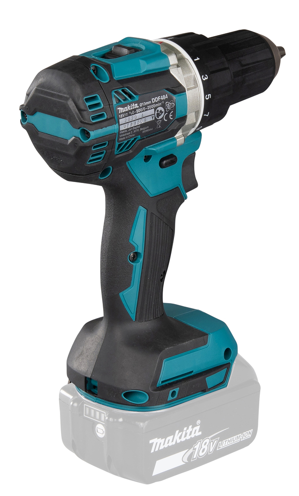 Porakone Makita Makita DDF484Z 18V, hiiliharjaton, 54-30 Nm, 1,8kg. Runkoversio