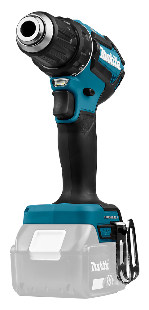 Porakone Makita DDF485Z 18V hiiliharjaton, 50/27 Nm, 1,7kg. Runkoversio