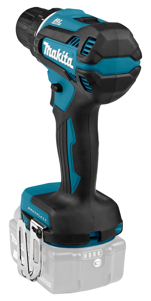 Porakone Makita DDF485Z 18V hiiliharjaton, 50/27 Nm, 1,7kg. Runkoversio