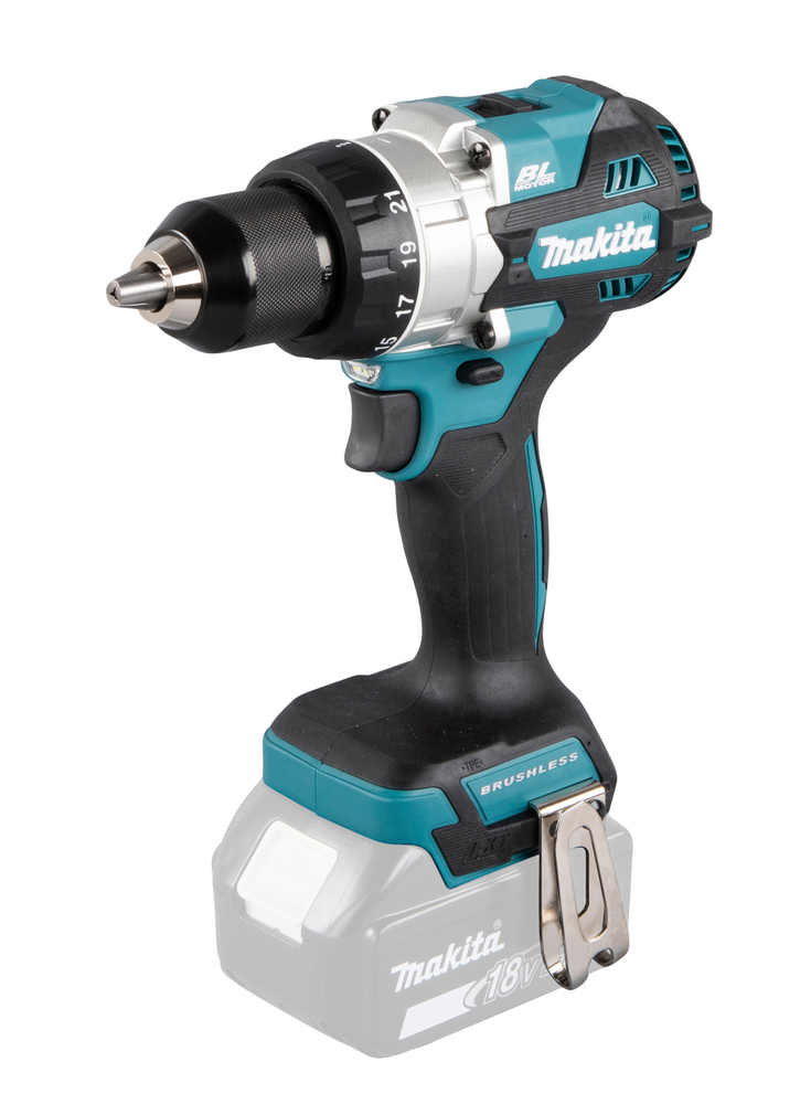 Porakone Makita DDF486Z 18V, hiiliharjaton, 130-65 Nm, 2,6kg, LED-valo. Runkoversio
