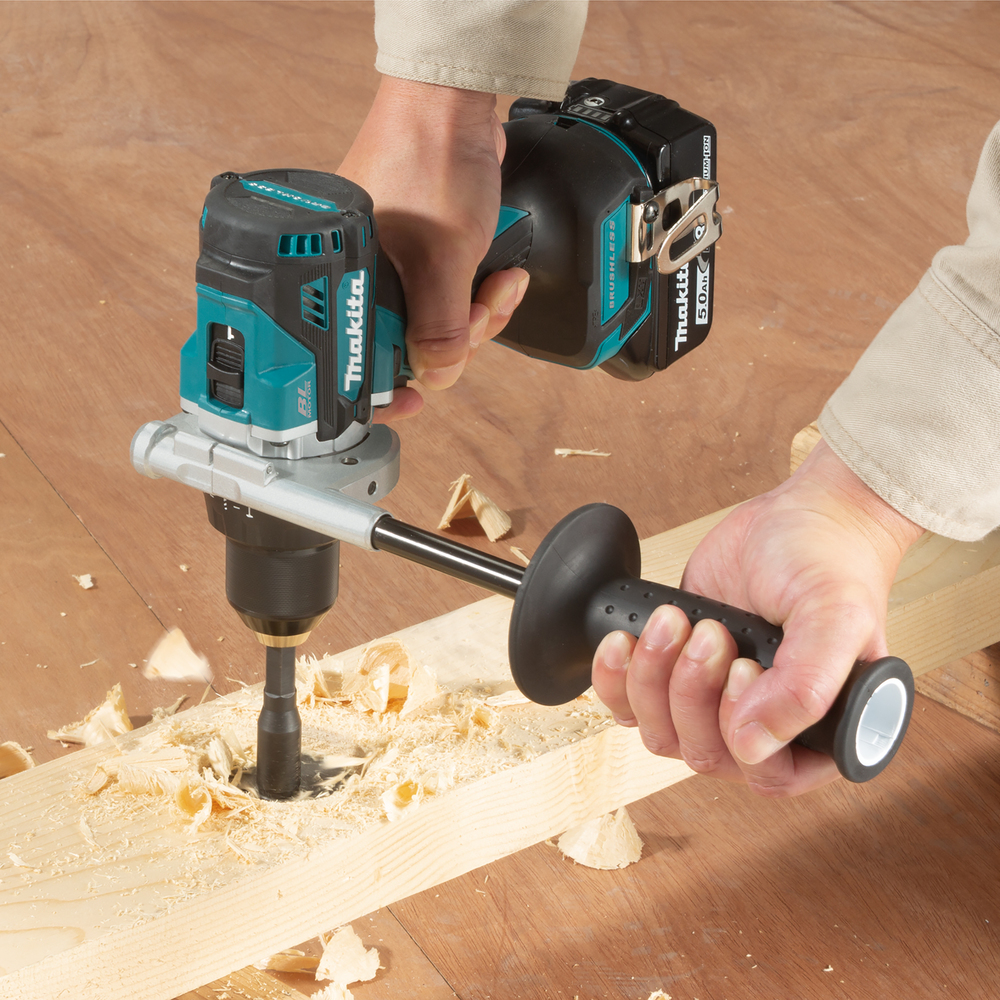 Porakone Makita DDF486RTJ 18V, hiiliharjaton, 2x5,0Ah, 130/65 Nm, 2,6kg, LED-valo