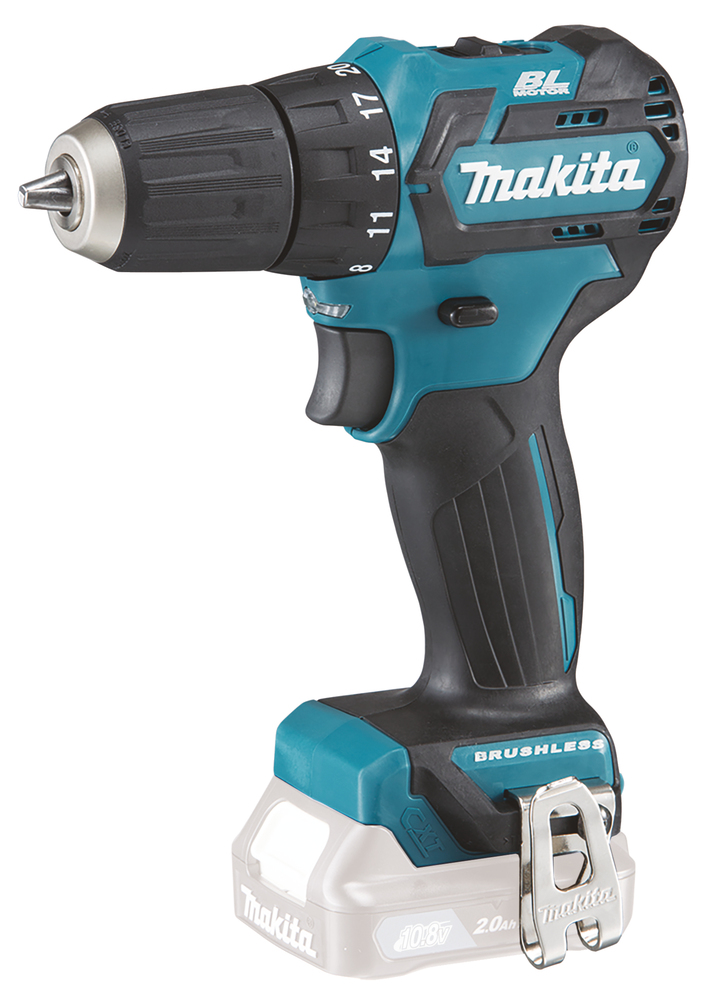 Porakone Makita DF332DZ CXT, hiiliharjaton, 35/21 Nm, 1,0kg, 10mm istukka. Runkoversio