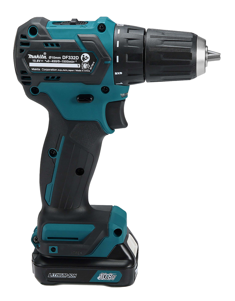 Porakone Makita DF332DZ CXT, hiiliharjaton, 35/21 Nm, 1,0kg, 10mm istukka. Runkoversio