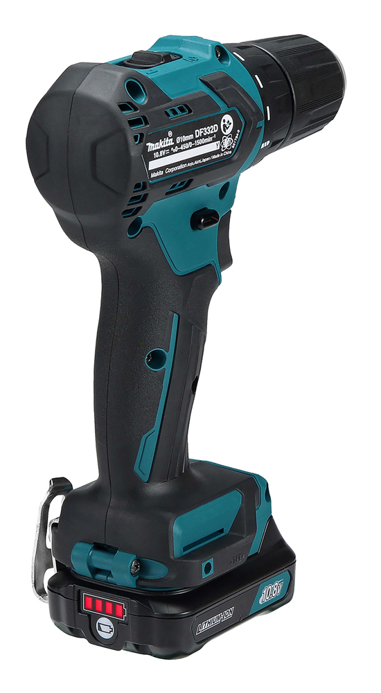 Porakone Makita DF332DZ CXT, hiiliharjaton, 35/21 Nm, 1,0kg, 10mm istukka. Runkoversio