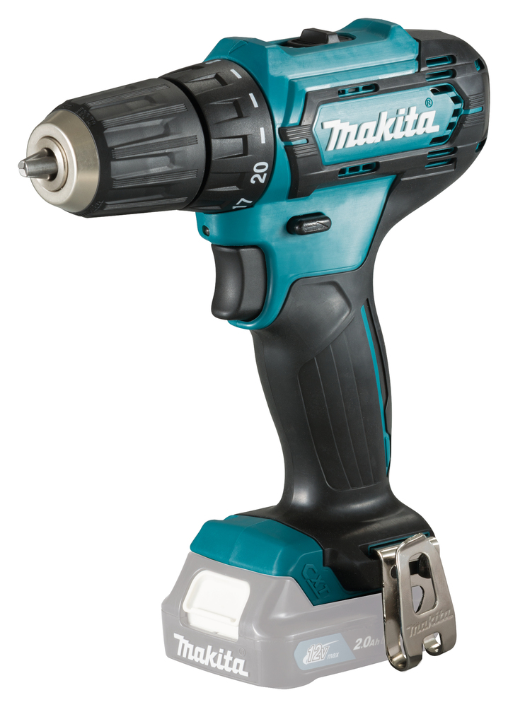 Porakone Makita DF333DZ CXT, 30/14 Nm, 1,1kg, LED-valo, 10mm istukka. Runkoversio