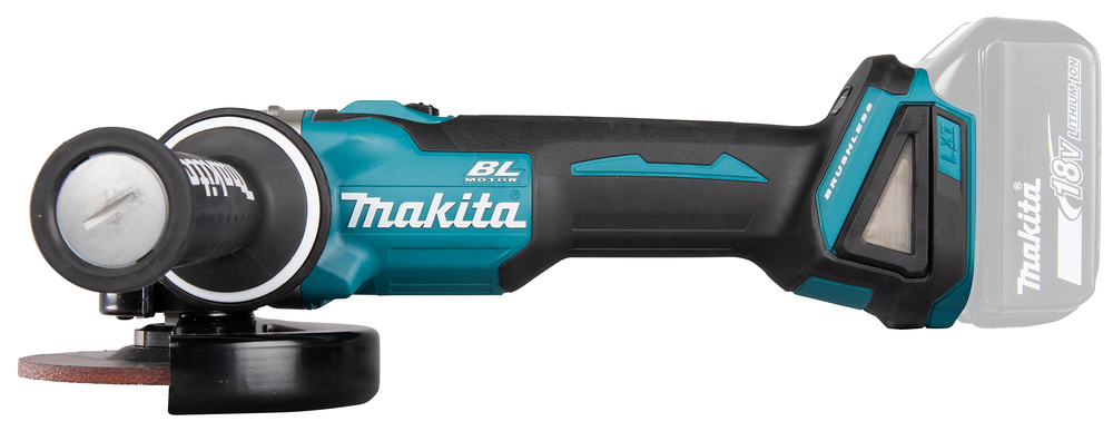 Kulmahiomakone Makita DGA504Z 125mm 18V, hiiliharjaton. Runkoversio