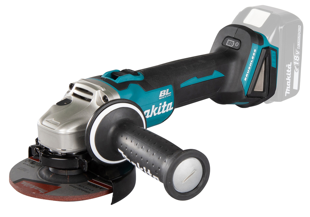Kulmahiomakone Makita DGA504Z 125mm 18V, hiiliharjaton. Runkoversio