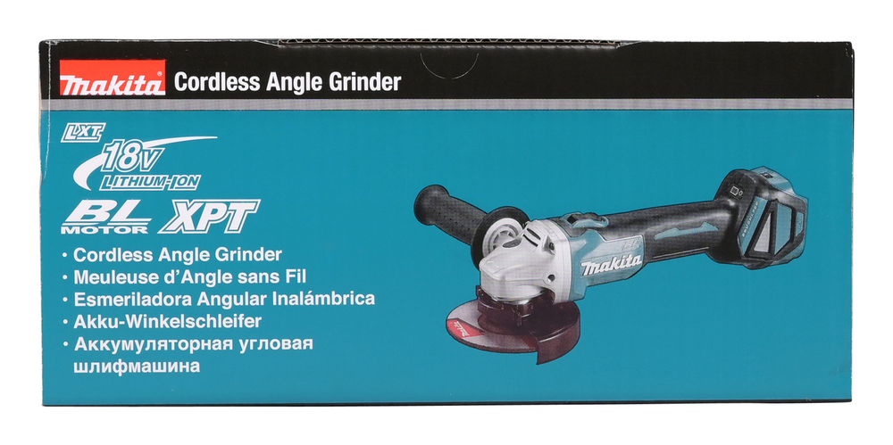 Kulmahiomakone Makita DGA511Z 125mm 18V, säädettävä, hiiliharjaton. Runkoversio